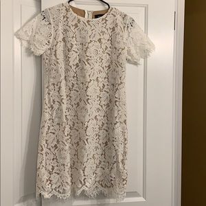 Vici small white lace dress
